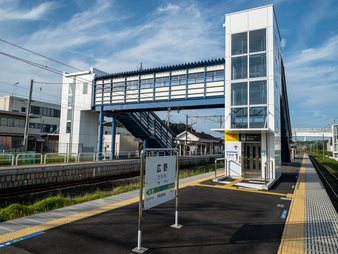 「JR常磐線広野駅」構内エレベーター外観