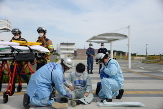 津波避難訓練を実施