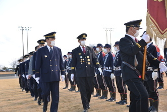 広野町消防団並びに婦人消防隊出初め式を挙行