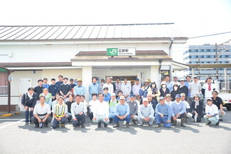 広野駅環境美化活動を実施