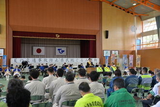 「夏の交通事故防止県民総ぐるみ運動」出動式が開催