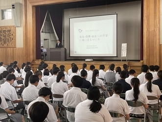 沼津学園桐陽高校で講演会