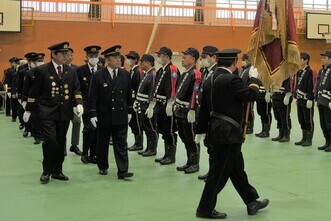 広野町消防団・婦人消防隊出初め式