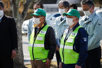 広野町警戒パトロール隊出動式