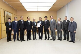 双葉地方町村会による石破首相への要望活動