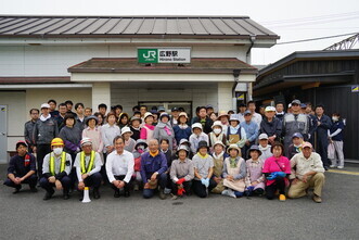 広野駅環境美化活動