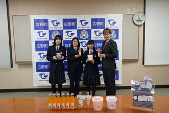 小名浜海星高校「みかんサイダー」完成報告