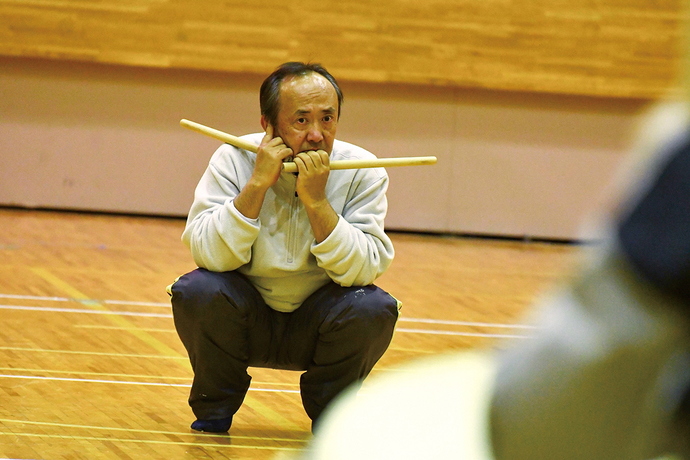 西本さん　指導風景