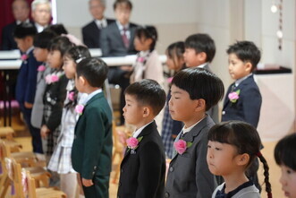 広野こども園卒園式