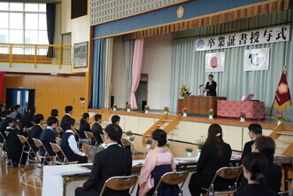 　広野小学校卒業式