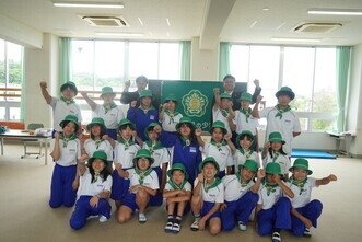 令和8年度広野町緑の少年団結団式