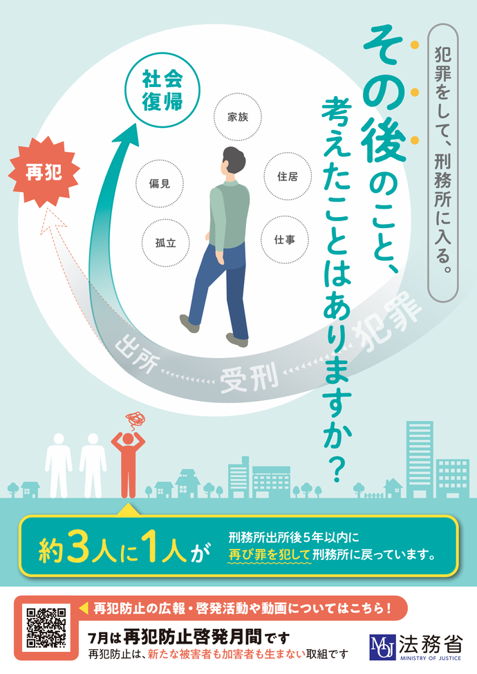 7月は再犯防止啓発月間です